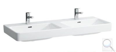 Dvojumyvadlo Laufen Pro S 120x46 cm dva otvory pro baterii H8149664001041. obr. 1