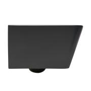 WC závěsné SAT Infinitio se sedátkem softclose, černá mat zadní odpad SATINF012SREXPBKM. obr. 6&nbsp;