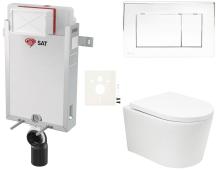 Závěsný WC set k zazdění SAT BREVIS SIKOSZBRTOR21