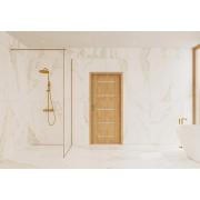 Sprchová zástěna Walk-in 110 cm SAT v barvě profilu zlatá lesk SATBWI110PRZ. (6)