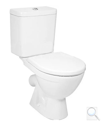 WC kombi komplet stojící Jika Lyra Plus šikmý odpad H8263840002423. obr. 1