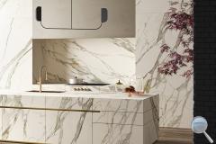 Dlažba Del Conca Boutique calacatta bílá -