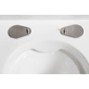 WC závěsné SAT Brevis včetně sedátka softclose, zadní odpad, bílá  SATBRE010RREXP. obr. 9 