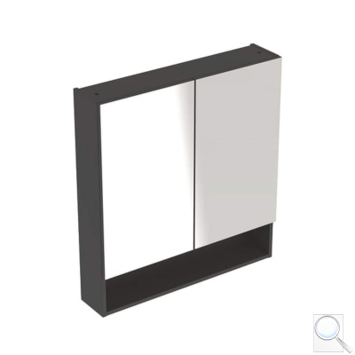 Zrcadlová skříňka Geberit Selnova 78,8x85 cm lakovaný láva 501.269.00.1. obr. 1