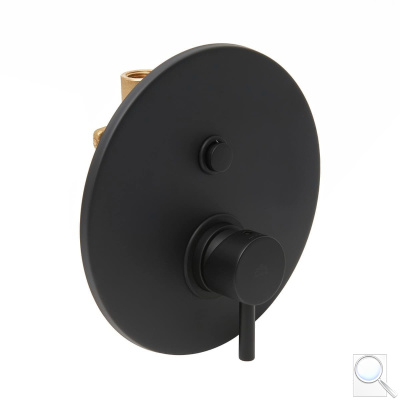 Sprchová baterie Paffoni Light s přepínačem černý mat LIG015NO. obr. 1