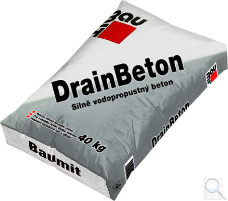 Drenážní beton Baumit DrainBeton. 