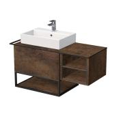 Koupelnová skříňka pod umyvadlo Naturel Oxo 110x58x50 cm měď mat OXO110L701ZKDLM. obr. 2 
