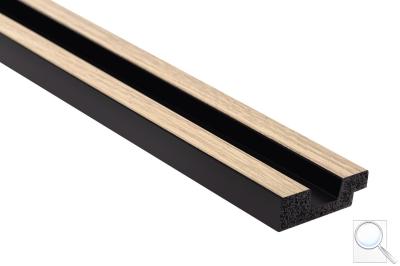 Obkladová lamela levé ukončení Fineza Slat Small Light oak béžová