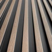 Obkladová lamela Fineza Slat Small Grey oak hnědá. im-1200-SLAT01GO-003 