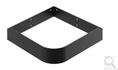 Konzole pod umyvadlo Ravak Yard 36x9x36 cm Černá X01780. obr. 1