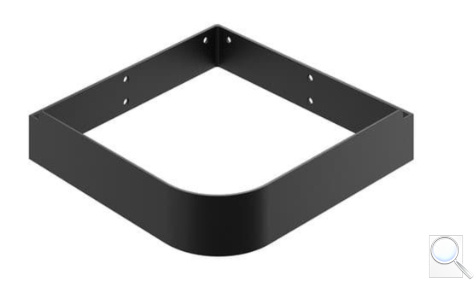 Konzole pod umyvadlo Ravak Yard 36x9x36 cm Černá X01780. obr. 1