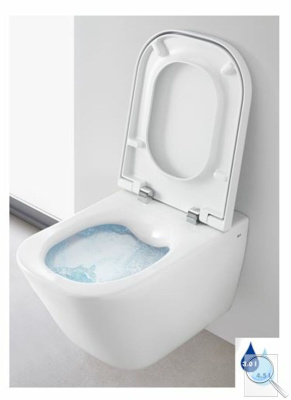 WC závěsné Roca The Gap zadní odpad A34647L00M. obr. 1