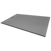 Sprchová vanička obdélníková SAT Fusion 100x90 cm litý mramor Gris SATFU10090GR. obr. 2 