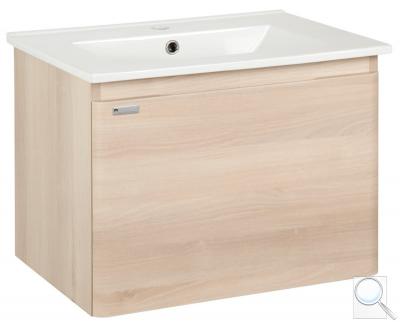 Koupelnová skříňka s umyvadlem Naturel Ancona 60x45x46 cm, 75x45x46 cm, 90x45x46 cm, 100x45x46 cm akácie 60x45x46 cm ANCONA260DV