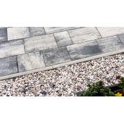 Venkovní betonová dlažba CSB CORTILA. povrch HLADKÝ - barva COLORMIX NOARBLANC