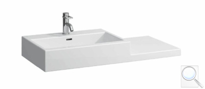 Nábytkové umyvadlo Laufen Living City 100x46 cm otvor pro baterii uprostřed H8184320001041. obr. 1