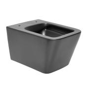 WC závěsné SAT Infinitio se sedátkem softclose, černá mat zadní odpad SATINF012SREXPBKM. obr. 4&nbsp;