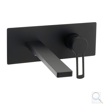 Umyvadlová baterie Paffoni Ringo včetně podomítkového tělesa černá mat RIN105NO. 