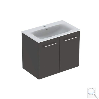 Koupelnová skříňka s umyvadlem Geberit Selnova 80x50,2x65,2 cm láva mat 501.257.00.1. obr. 1