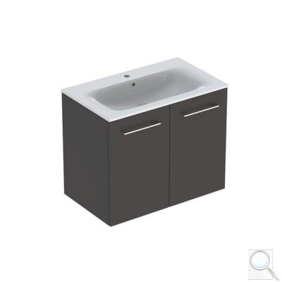 Koupelnová skříňka s umyvadlem Geberit Selnova 80x50,2x65,2 cm láva mat 501.257.00.1 obr. 1