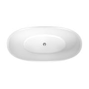 Volně stojící vana SAT Paula 167x81,8 cm litý mramor levá i pravá SATPA1670. obr. 2&nbsp;