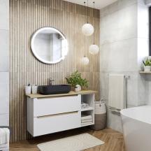 Bamboo walnut koupelna