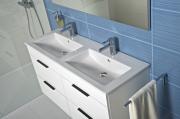 Koupelnová skříňka s dvojumyvadlem Jika Plan 120x44,1x62,2 cm bílá H4536621763001 (obr. 11)