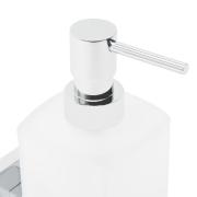 Dávkovač mýdla SAT Simply S chrom/mléčné sklo SATDSIMS99. &nbsp;(5)
