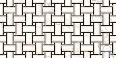 Dlažba Dom Intarsi delfo satin 3D mix barev