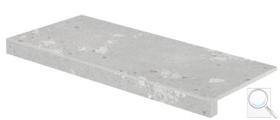 Schodová Tvarovka Rako Castone Cement šedá
