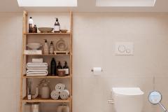 Podkrovní koupelna Argenta Marlen - siko-japandi-koupelna-s-vanou-bezova-seda-inspirace-podkrovni-6