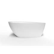 Volně stojící vana SAT Lola 159x70 cm litý mramor SATLOL160. obr. 4