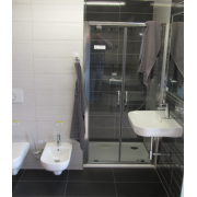 Sprchová vanička obdélníková SAT Limnew litý mramor bílá. Obr. 5&nbsp;