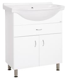 Koupelnová skříňka s umyvadlem Keramia Pro 70x56 cm bílá PRO70Z