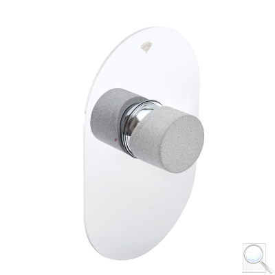 Sprchová baterie SAT Fusion včetně podomítkového tělesa beton SATBSFU210B. obr. 1