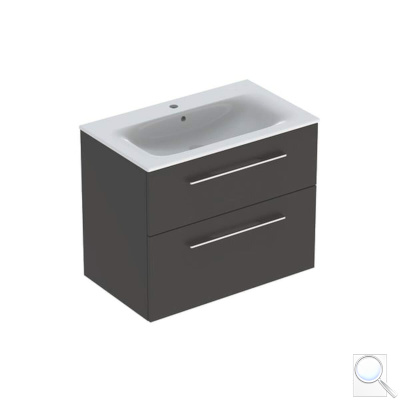 Koupelnová skříňka s umyvadlem Geberit Selnova 80x50,2x65,2 cm láva mat 501.241.00.1. obr. 1