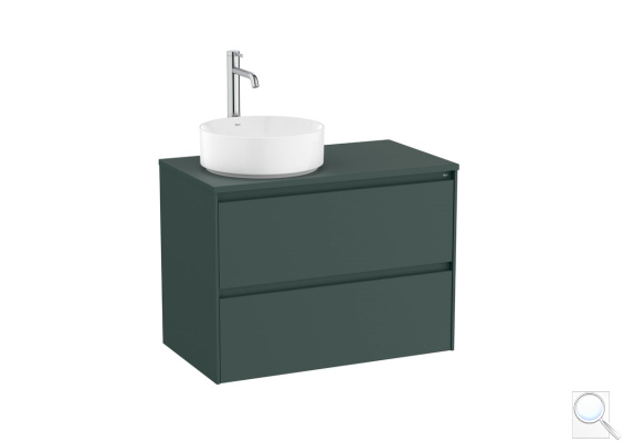 Koupelnová skříňka pod umyvadlo Roca ONA 79,4x58,3x45,7 cm zelená mat ONADESK802ZZML. obr. 1