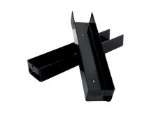 Stabilizační držák Zn + PVC (RAL 9005) k Janíčkově desce o tloušťce 50 mm