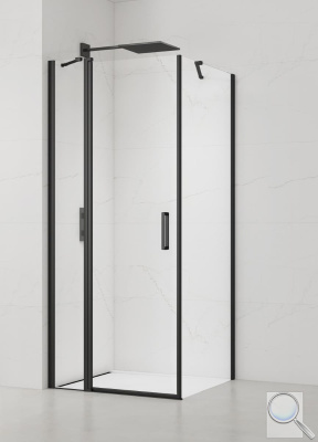 Sprchový kout obdélník 100x80 cm SAT Fusion SATFUDP100S80C. obr. 1