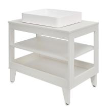 Koupelnová skříňka pod umyvadlo Naturel Provence 80x51 cm bílá s policí PROVENCE80PND