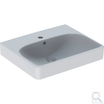 Umyvadlo Geberit Smyle Square 50x41 cm otvor pro baterii uprostřed 500.256.01.1. obr. 1