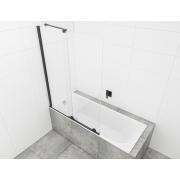 Vanová zástěna SAT X-motion 150x117,5 cm chrom nebo černá. obr. 2&nbsp;