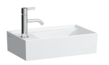 Umývátko Laufen Kartell By Laufen 46x46 cm otvor pro baterii vlevo H8153350001111