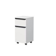 Koupelnová skříňka nízká Naturel Pavia 40x75,8x43 cm bílá mat chrom úchytka, bílá mat bílá úchytka, bílá mat černá úchytka. bílá mat černá úchytka&nbsp;