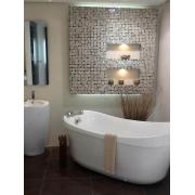 Skleněná mozaika Mosavit Acquaris Coffee béžová. ACQUARISCF-002