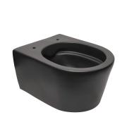 WC závěsné SAT Brevis včetně sedátka softclose, 48 cm, černý SATBRE010RREXPBKM. obr. 5 