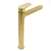 Vysoká umyvadlová baterie SAT DARK bez výpusti broušené zlato mat SATBSDA285PBZ. obr. 3&nbsp;