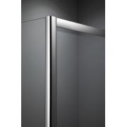 Sprchový kout čtverec 80x80x185 cm, 90x90x185 cm Multi Basic. Detail rohu (chrom)&nbsp;