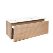 Koupelnová skříňka s umyvadlem Naturel Savona 118x43x44,8 cm dub halifax mat SAVONA120DH. obr. 2 