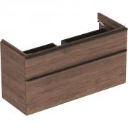 Koupelnová skříňka pod umyvadlo Geberit Smyle Square 58,4x62x47 cm, 73,4x62x47 cm, 88,4x62x47 cm, 118,4x62x47 cm ořech (118,4x62x47 cm 500.355.JR.1)